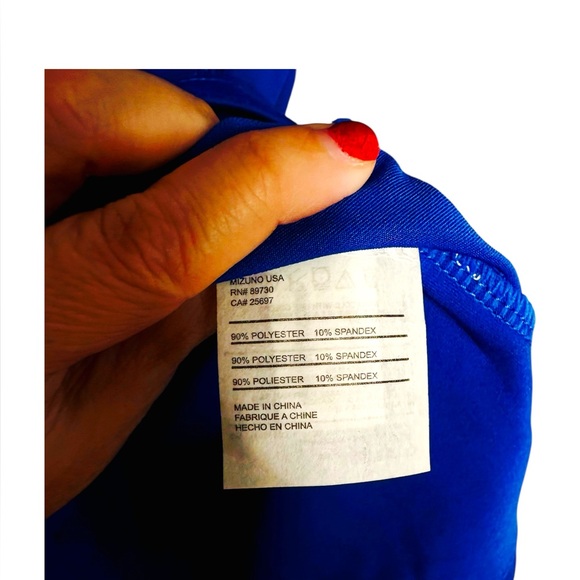 Mizuno Women's Elite 9 Prime 1/2 Zip Volleyball Jacket Small NWT blue black - Picture 8 of 10